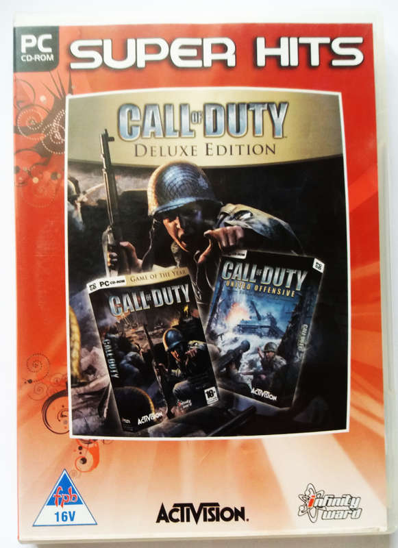 Call of duty - deluxe edition of 2 games - 4 pc cds