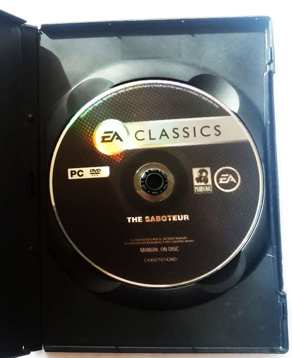 The Saboteur pc dvd