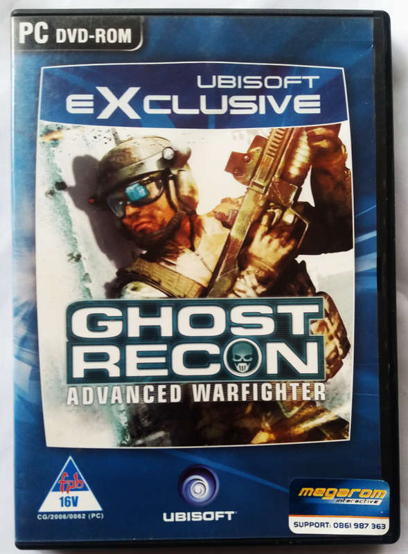 Ghost Recon Advanced Warfighter 1 & 2 pc dvds