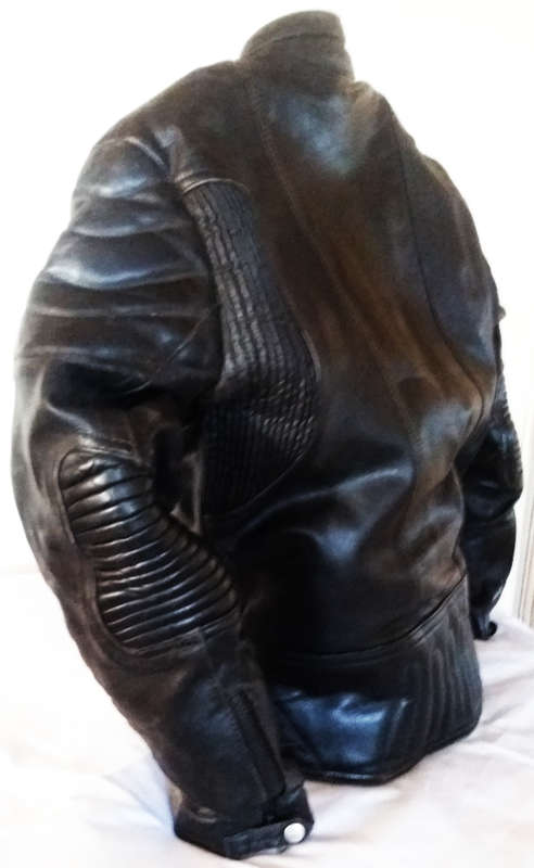 ECHT LEDER genuine real leather vintage ventilated medium bikers jacket