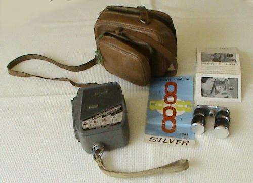 Cine silver 8 T (1958) camera 2 x 8 mm for refurbishing