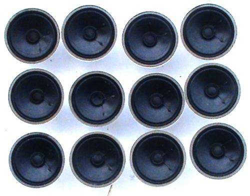 10 ohm 0.3W 65mm Speakers - box of 12 quantity