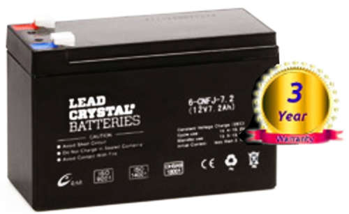 12v 7.2 A/H Deltec (Betta) LEAD CRYSTAL BATTERY for UPS/ ALARM