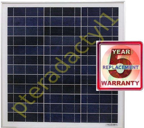 30w SOLAR PANEL POLYCRYSTALLINE ECO-PLUS SOLAIRE (18v - 30Wp)