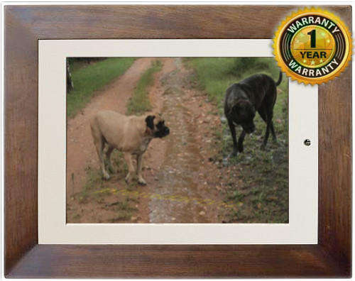 PHOTO FRAME 10" FOTOMATE Digital multifunctional remote controlled (TFT LCD) Wooden acrylic frame