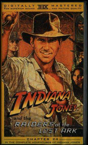 INDIANA JONES and the RAIDERS OF THE LOST ARK 1981 (VHS VIDEO)