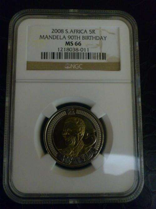 ** MS66 Mandela 90th Birthday Coin**