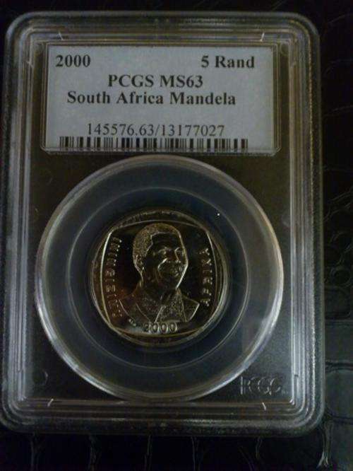 **2000 Mandela R5 PCGS MS63**