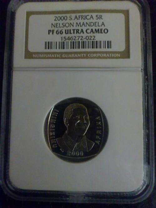 ** PF66 Nelson Mandela R5 UC 2000** Great Investment Coin!!!!*