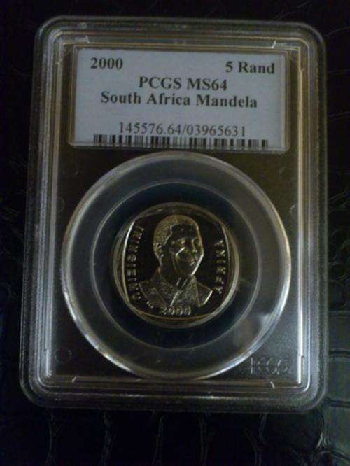 **2000 Mandela R5 PCGS MS64**