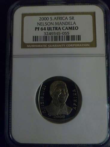 ** PF64 Nelson Mandela R5 UC 2000** Great Investment Coin!!!!*