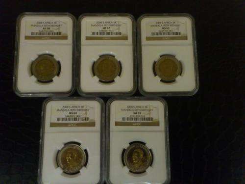 ** Mandela Birthday coins NGC 2008**