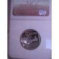 **NGC Graded PF69 Inauguration Ultra Cameo 5Rand**