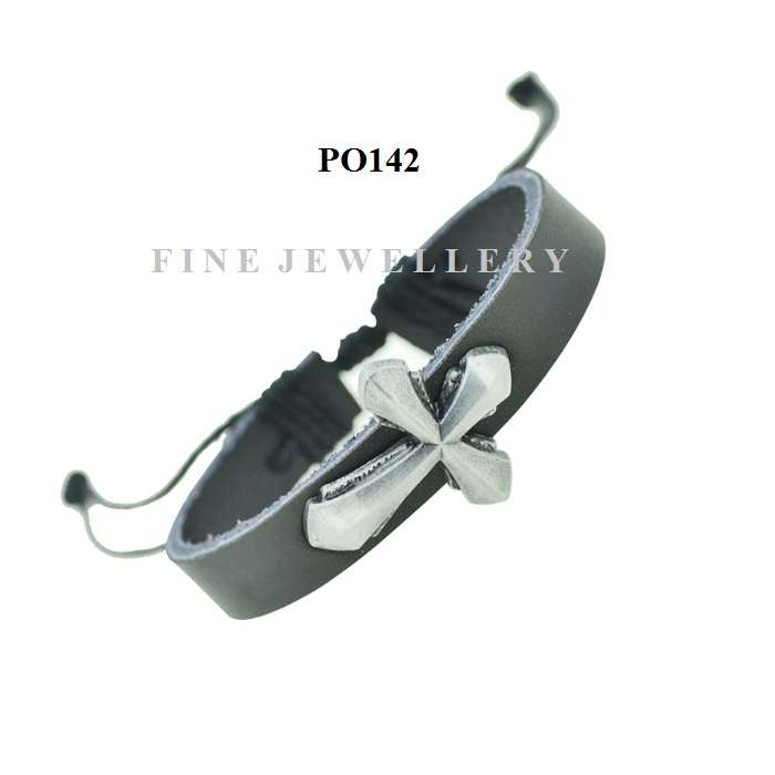 Genuine Leather Mens Bracelet