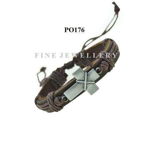 Genuine Leather Mens Bracelet