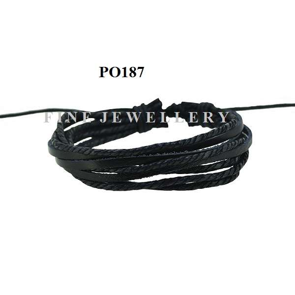 Genuine Leather Mens Bracelet