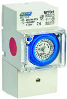 24 Hour Industrial Analogue Timer  - MTD4  (with battery backup for your geyser / pool pump)