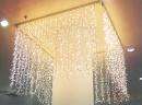 Curtain lights 3m drop LED white - for weddings, party