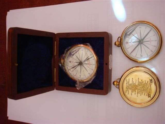 Compass - white dial with box