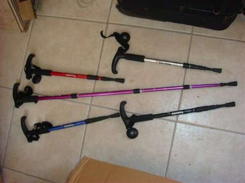 Walking sticks - adjustable and shock resistant
