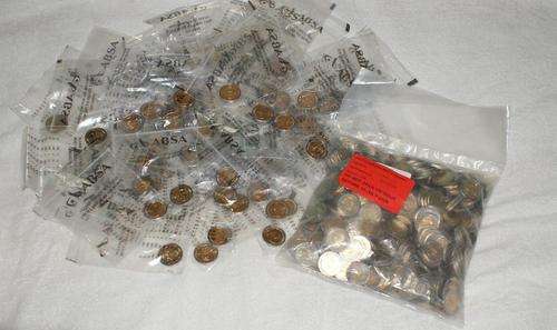 Mandela 2008 R5 coins UNC from bank sealed bag