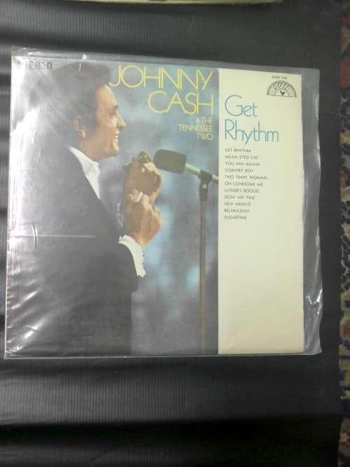 JOHNNY CASH get rhythm LP/VINYL - SUPER MINT CLEAN CONDITION