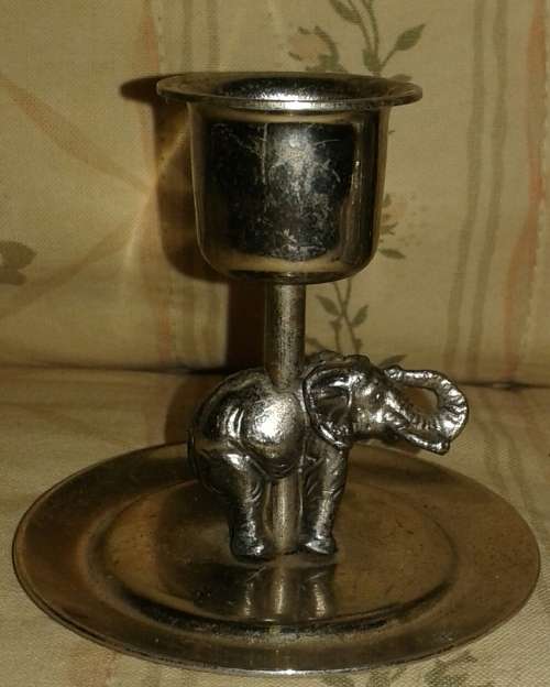 TWO BEAUTIFULL VINTAGE CANDLE HOLDERS
