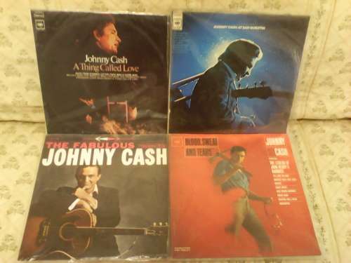 JOHNNY CASH VINYL COLLECTION - All 4 x LP`s near mint condition