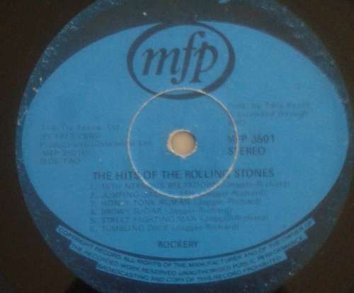 THE HITS OF THE ROLLING STONES on LP and on vintage 8 TRACK CASSETTE