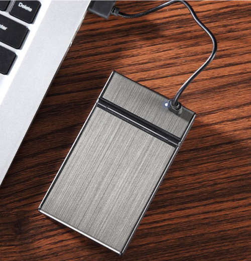 Metal Lighter & Charging Electronic Cigarette Case - holds 20 cigarettes
