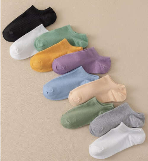 10 Pack Ankle Socks - Multicolor