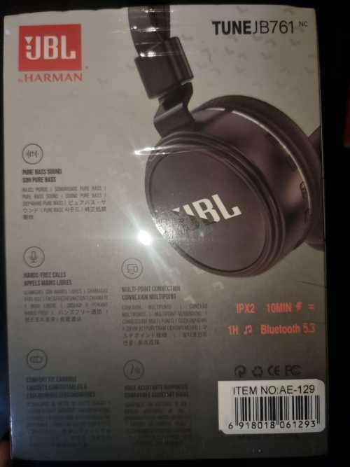 JBL Harman Over Ear Wireless Headphones  - Parallel Import - White