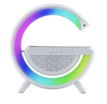 Wireless Phone Charging RGB LED Lamp & Speaker