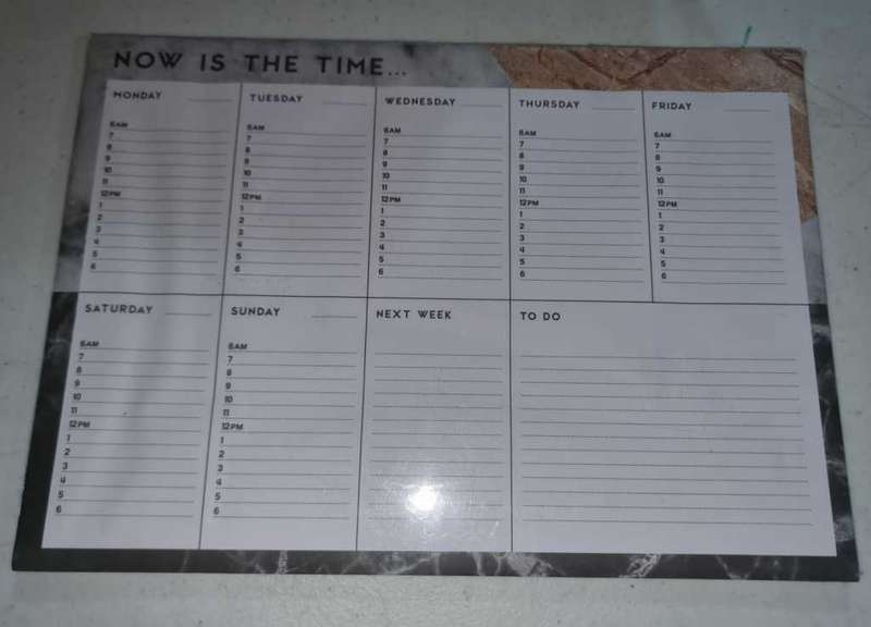 Weekly Planner Pad