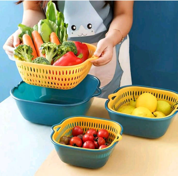 6 Pc Strainer & Bowl Set