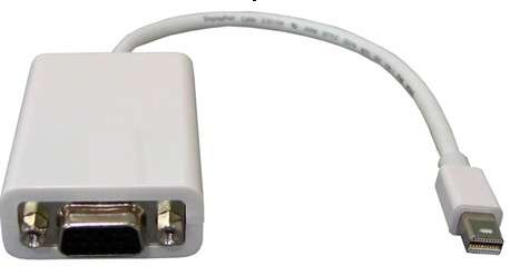 Mini Display Port DisplayPort DP to VGA Adapter Cable For Apple MacBook Pro