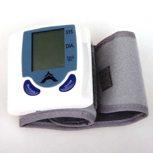 Automatic  Digital Wrist Blood Pressure Monitor Heart Beat Meter