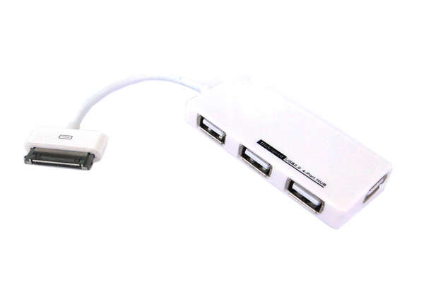 30Pin to USB 4 Port Hub OTG Kit for Samsung Galaxy Tab 10.1 P7500 P7510 P7300