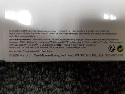 Microsoft Office 365 Personal Subscription - 1 User 1 Year