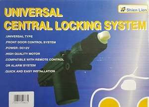 Central Lock Locking Kit for 4 Door Car without Remote
