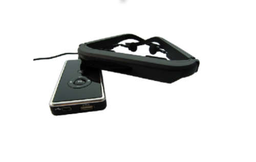 72" Virtual Screen Video Glasses