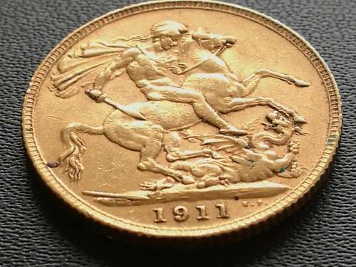 GOLD SOVEREIGN 1911 GEORGE V