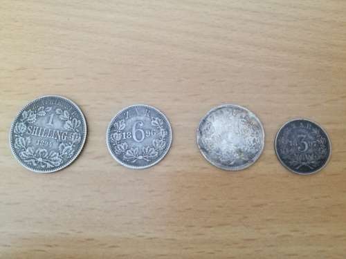 LOT OF 7 x ZAR SILVER COINS VARIOUS DATES