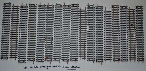 15 HO Straight Tracks