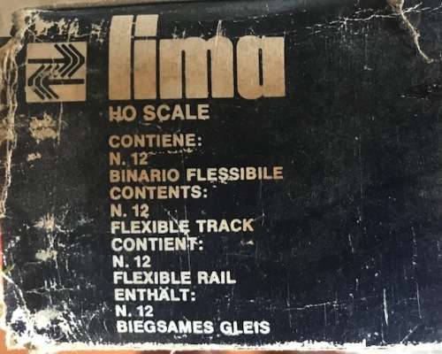 Lima HO Scale N.12 Flexible Track