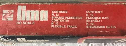 Lima HO Scale N.12 Flexible Track