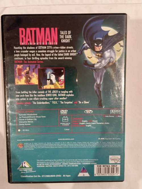 Batman, the Animated Series: Tales of the Dark Knight [dvd]