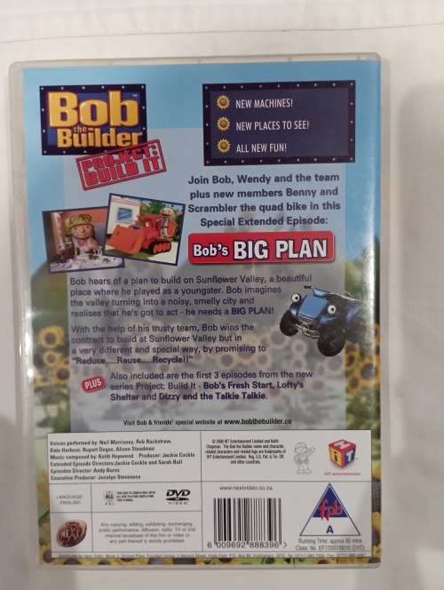 Bob the Builder: Bob`s Big Plan [dvd] ***Black Friday Special***