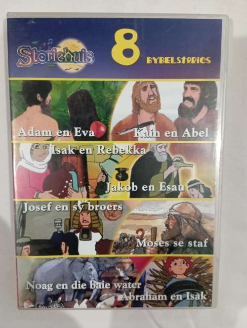 Bybelstories: Adam & Eva / Kain & Abel / Isak & Rebekka / Jakob & Esau / Josef / Moses / Noag