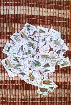 SOUTH AFRICA - 5 USED SETS OF THE 1993 DEFINITIVE ISSUE 1c - R10